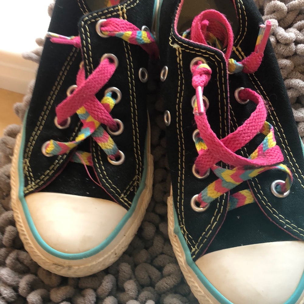 Kids low top Converse(Black)